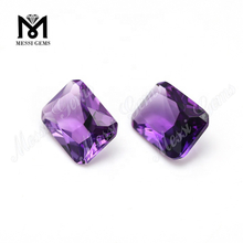 Hydrothermale Quarzsteine ​​aus synthetischem Amethyst im Achteckschliff