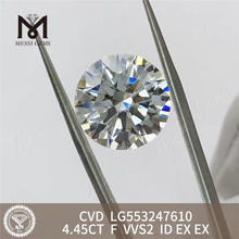 4,45 CT F VVS2 ID EX EX Erschwinglicher großer CVD-Diamant im Großhandel