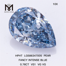 0,76 CT VS1 VG VG HPHT PS Fancy Intense Blue Diamond LG586347005