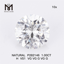 1,00 CT H SI2 VG VG VG VG 1 Karat natürliche Diamantauswahl enthüllt zeitlose Schönheit P282147丨Messigems