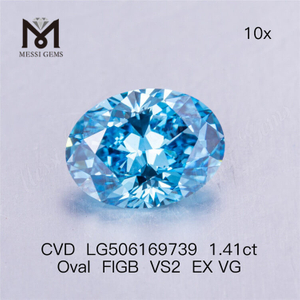 1,41 ct IGI VS2 EX-Diamant im OVAL-Schliff, im Labor gezüchtet