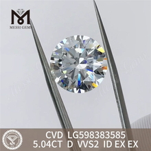 5,04 CT D VVS2 ID CVD synthetischer Diamant LG598383585 