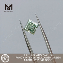 1CT SQ VS2 VG GUT HPHT-Labor erstellte grüne Diamanten LG541277240