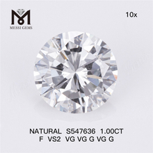 1.00CT F VS2 Authentische natürliche Diamanten Eleganz vom Feinsten S547636丨Messigems